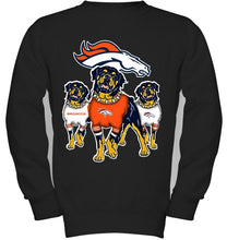 Load image into Gallery viewer, Denver Broncos Rottweilers fan shirt