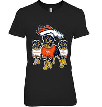 Load image into Gallery viewer, Denver Broncos Rottweilers fan shirt
