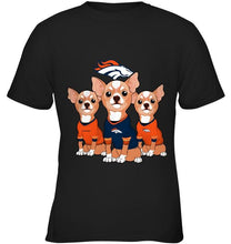 Load image into Gallery viewer, Denver Broncos Chihuahuas fan shirt