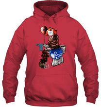 Load image into Gallery viewer, IT Boise State Broncos in toilet halloween hoodie