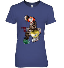 Load image into Gallery viewer, IT Western Michigan Broncos in toilet halloween hoodie