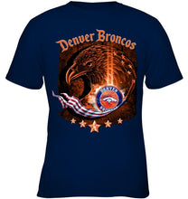 Load image into Gallery viewer, denver broncos eagle american flag shirt
