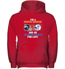 Load image into Gallery viewer, i'm a Denver Bronco and an Air Force Falcon for life shirt