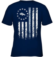 Load image into Gallery viewer, Denver Broncos american flag stars shirt