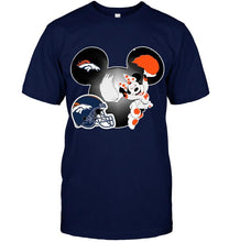 Load image into Gallery viewer, Denver Broncos Minnie cheerleader shirt