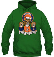 Load image into Gallery viewer, Denver Broncos Beagles fan shirt