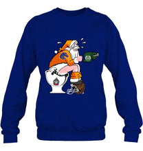 Load image into Gallery viewer, Santa Boise State Broncos in bathroom shirt