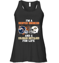 Load image into Gallery viewer, i'm a Denver Bronco and a Colorado Buffaloe for life shirt