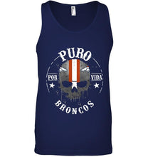 Load image into Gallery viewer, Puro Denver Broncos por vida fan shirt
