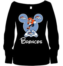 Load image into Gallery viewer, Denver Broncos Mickey shirt
