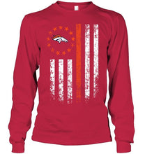 Load image into Gallery viewer, Denver Broncos american flag star shirt