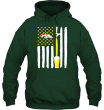 Load image into Gallery viewer, Denver Broncos Beer american flag shirt
