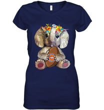 Load image into Gallery viewer, Elephant loves Denver Broncos shirt
