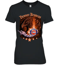 Load image into Gallery viewer, denver broncos eagle american flag shirt