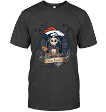Load image into Gallery viewer, Denver Broncos Jack Skellington shirt