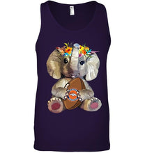 Load image into Gallery viewer, Elephant loves Denver Broncos shirt