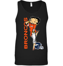 Load image into Gallery viewer, Denver Broncos betty boop fan shirt