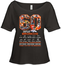 Load image into Gallery viewer, 60 years of denver broncos signed shirt