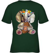 Load image into Gallery viewer, Elephant loves Denver Broncos shirt