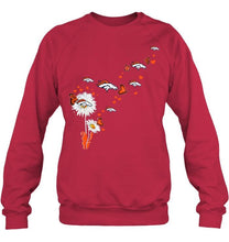 Load image into Gallery viewer, Denver Broncos daisy butterfly fan shirt