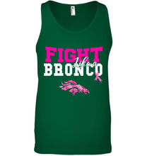 Load image into Gallery viewer, Fight like a Bronco Denver Broncos br east cancer support fan shirt