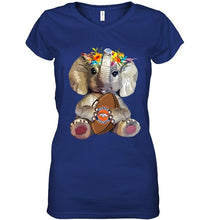 Load image into Gallery viewer, Elephant loves Denver Broncos shirt