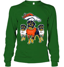 Load image into Gallery viewer, Denver Broncos Rottweilers fan hoodie