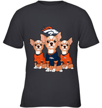 Load image into Gallery viewer, Denver Broncos Chihuahuas fan shirt