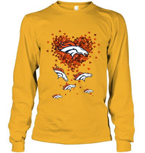 Load image into Gallery viewer, Denver Broncos tiny hearts shape shirt