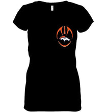 Load image into Gallery viewer, Denver Broncos American flag back shirt