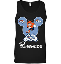 Load image into Gallery viewer, Denver Broncos Mickey shirt