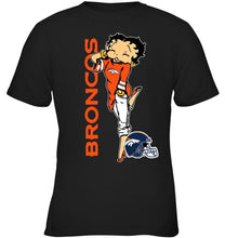 Load image into Gallery viewer, Denver Broncos betty boop fan shirt