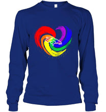 Load image into Gallery viewer, Denver Broncos lgbt tornado heart shirt