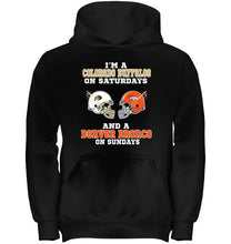 Load image into Gallery viewer, I'm Colorado Buffaloe on saturdays and Denver Bronco on sundays shirt
