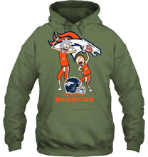Load image into Gallery viewer, Denver Broncos Rick and morty fan shirt