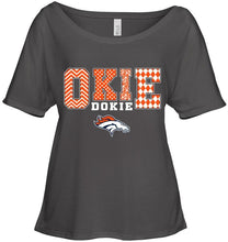 Load image into Gallery viewer, Okie dokie Denver Broncos fan shirt
