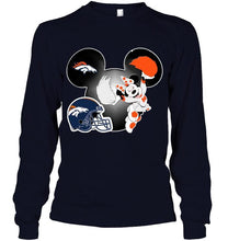 Load image into Gallery viewer, Denver Broncos Minnie cheerleader shirt