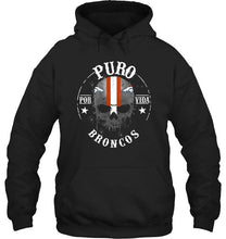 Load image into Gallery viewer, Puro Denver Broncos por vida fan shirt