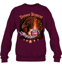 Load image into Gallery viewer, denver broncos eagle american flag shirt