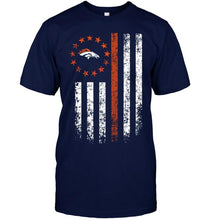 Load image into Gallery viewer, Denver Broncos american flag star shirt