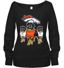 Load image into Gallery viewer, Denver Broncos Rottweilers fan hoodie