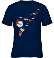 Load image into Gallery viewer, Denver Broncos daisy butterfly fan shirt