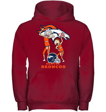 Load image into Gallery viewer, Denver Broncos Rick and morty fan shirt