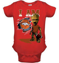 Load image into Gallery viewer, I am Denver Broncos groot shirt