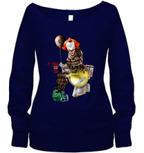 Load image into Gallery viewer, IT Western Michigan Broncos in toilet halloween hoodie