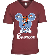 Load image into Gallery viewer, Denver Broncos Mickey shirt