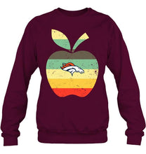 Load image into Gallery viewer, Denver Broncos teacher apple retro shirt