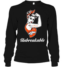 Load image into Gallery viewer, Go Denver Broncos unbreakable girl shirt