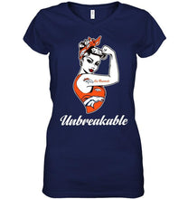 Load image into Gallery viewer, Go Denver Broncos unbreakable girl shirt