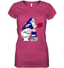 Load image into Gallery viewer, Santa Denver Broncos Toilet shirt